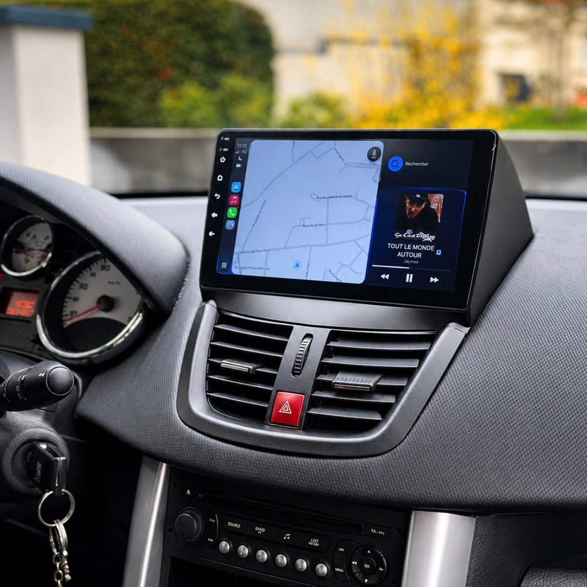 Installation Apple CarPlay et Androïd Auto sur Peugeot 207 (2006-2014)
